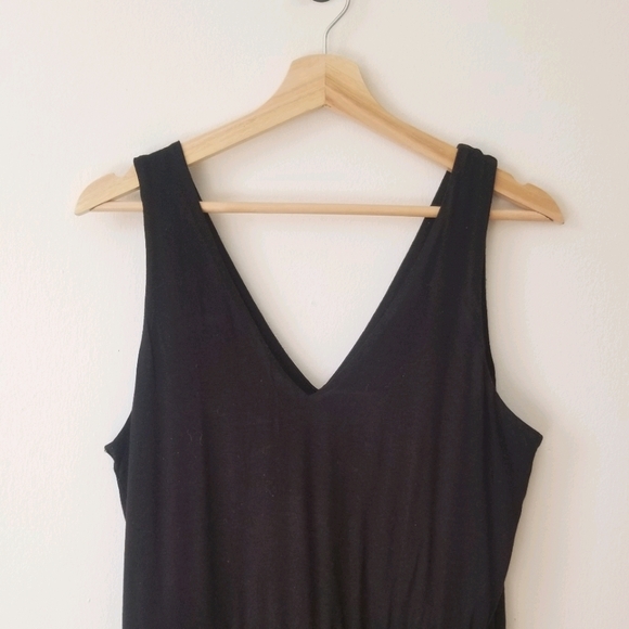 Loft- Straight Legged Romper Jumpsuit black size 4 - Picture 1 of 2
